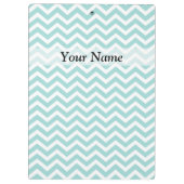Porte-bloc Motif Aqua chevron (Dos)