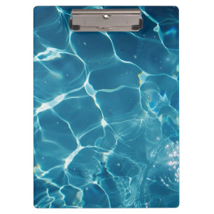 Porte-bloc Motif aquatique Aqua Blue Pool