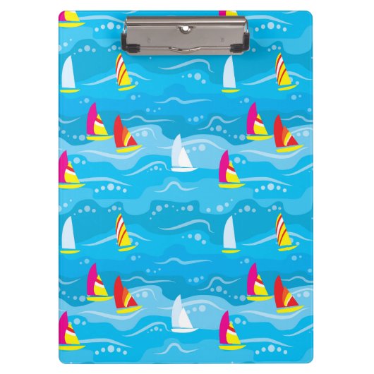 Porte-bloc Motif au néon de yacht (Devant)