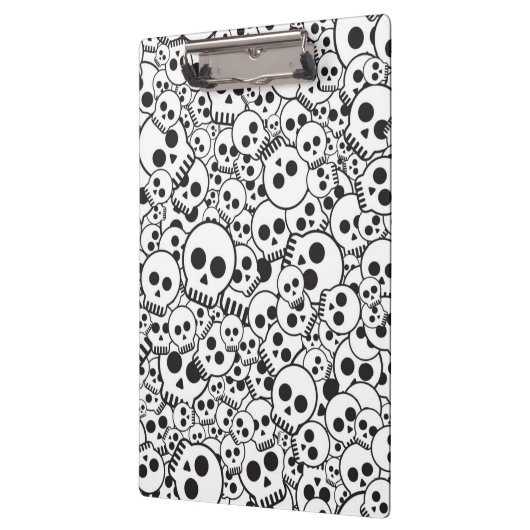 Porte-bloc Motif avec des crânes (Gauche)