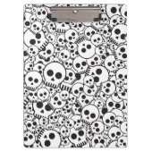 Porte-bloc Motif avec des crânes (Devant)
