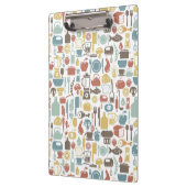 Porte-bloc Motif avec des icônes de cuisine (Gauche)