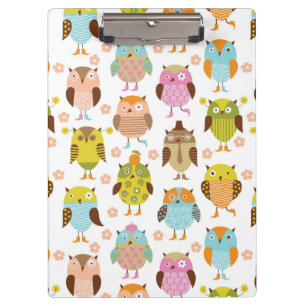 Porte-bloc motif avec des oiseaux