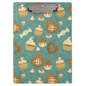 Porte-bloc Motif avec des petits gâteaux et des sucreries (Devant)