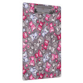 Porte-bloc motif avec les chats mignons de griffonnage de (Swatch)