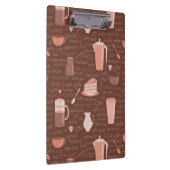 Porte-bloc Motif avec les éléments relatifs de café (Swatch)