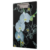 Porte-bloc Motif blanc d'orchidées d'aquarelle (Gauche)