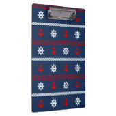 Porte-bloc Motif blanc et bleu rouge d'océan (Swatch)