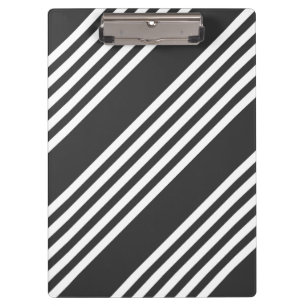 Porte-bloc Motif blanc et charbon de bois à cinq bandes