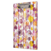 Porte-bloc Motif blanc rayé tacheté (Gauche)