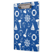 Porte-bloc Motif bleu de mer (Gauche)