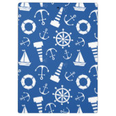 Porte-bloc Motif bleu de mer (Dos)