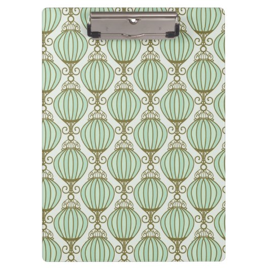 Porte-bloc Motif bleu de Motton (Devant)