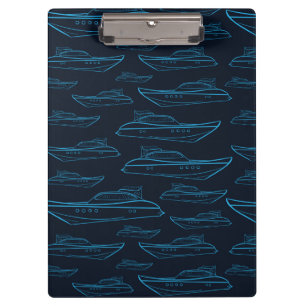 Porte-bloc Motif bleu de yacht