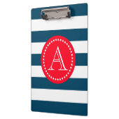 Porte-bloc Motif bleu et blanc (Gauche)