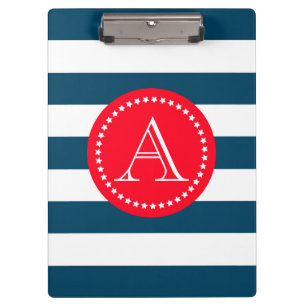 Porte-bloc Motif bleu et blanc
