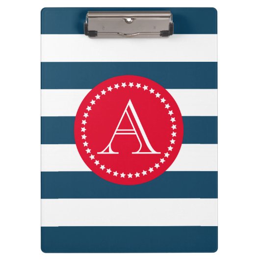 Porte-bloc Motif bleu et blanc (Devant)