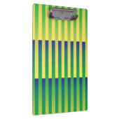 Porte-bloc Motif bleu jaune vert rayé (Swatch)