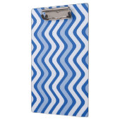 Porte-bloc Motif bleu ondulé (Gauche)