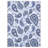 Porte-bloc Motif Blue Paisley (Dos)