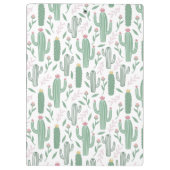 Porte-bloc motif botanique de Cactus personnalisé (Dos)
