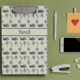 Porte-bloc Motif botanique du Nil, coutume