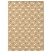 Porte-bloc Motif Brown Empreinte de patte (Dos)