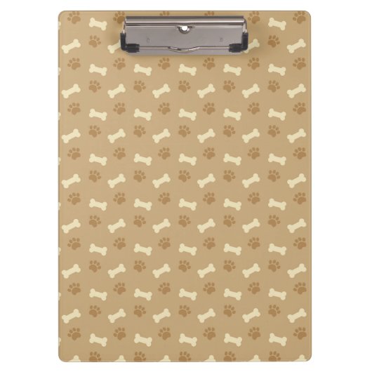 Porte-bloc Motif Brown Empreinte de patte (Devant)