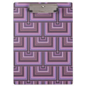 Porte-bloc Motif carré rayures (Devant)