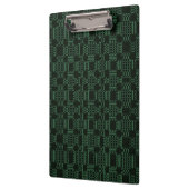 Porte-bloc Motif carré texturé vert (Gauche)