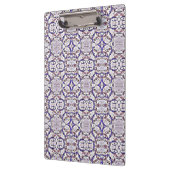 Porte-bloc Motif Cercles Bleu Violet Blanc (Gauche)