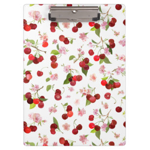 Porte-bloc Motif Cerise 1