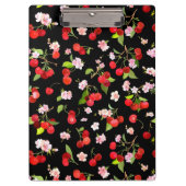 Porte-bloc Motif cerise 2 (Devant)