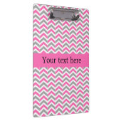Porte-bloc Motif chaud rose et gris Chevron (Swatch)