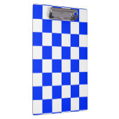 Porte-bloc Motif chèque À damiers blanc bleu (Swatch)