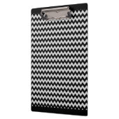 Porte-bloc Motif Chevron Zigzag noir et blanc (Gauche)