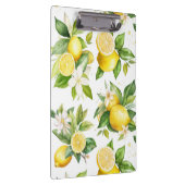 Porte-bloc Motif citron, Fleurs de citron, Feuilles, Citrus (Swatch)