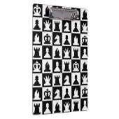 Porte-bloc Motif classique de tableau d'échec noir et blanc (Swatch)