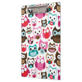 Porte-bloc motif coloré de hibou (Gauche)