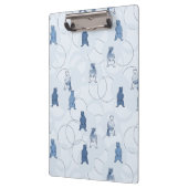 Porte-bloc motif comportant un ours gris (Gauche)
