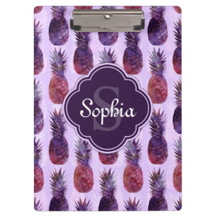 Porte-bloc Motif d'ananas Aquarelle tendance