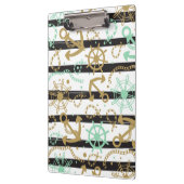 Porte-bloc Motif d'ancre flottante (Gauche)