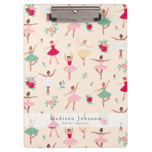 Porte-bloc Motif Danseuses de Ballet Prof de Ballet Mignonne