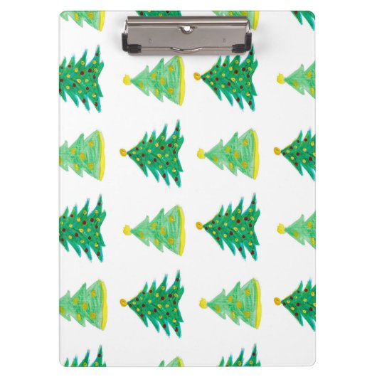 Porte-bloc Motif d'arbre de Noël (Devant)