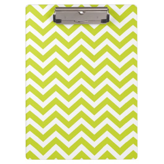 Porte-bloc Motif de bande vert Chevron (Devant)