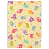 Porte-bloc Motif de bébé avec les oiseaux mignons (Dos)