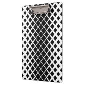 Porte-bloc Motif de blocs de Carré de dissolution noir modern (Gauche)