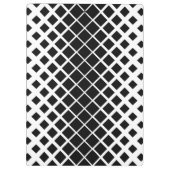 Porte-bloc Motif de blocs de Carré de dissolution noir modern (Dos)