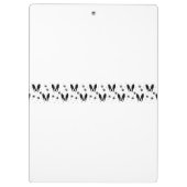 Porte-bloc Motif de bulldog français (Dos)