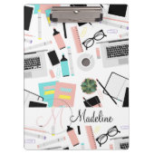 Porte-bloc Motif de bureau personnalisé moderne (Devant)